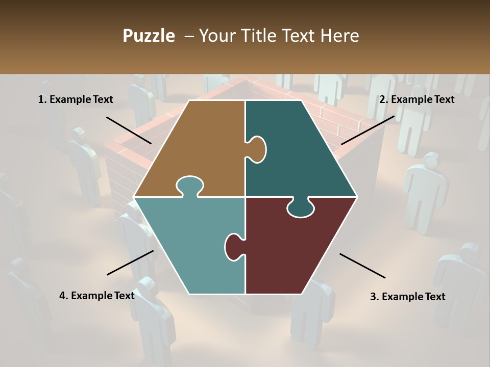 Cityscape Modern Shape PowerPoint Template