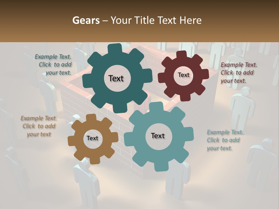 Cityscape Modern Shape PowerPoint Template