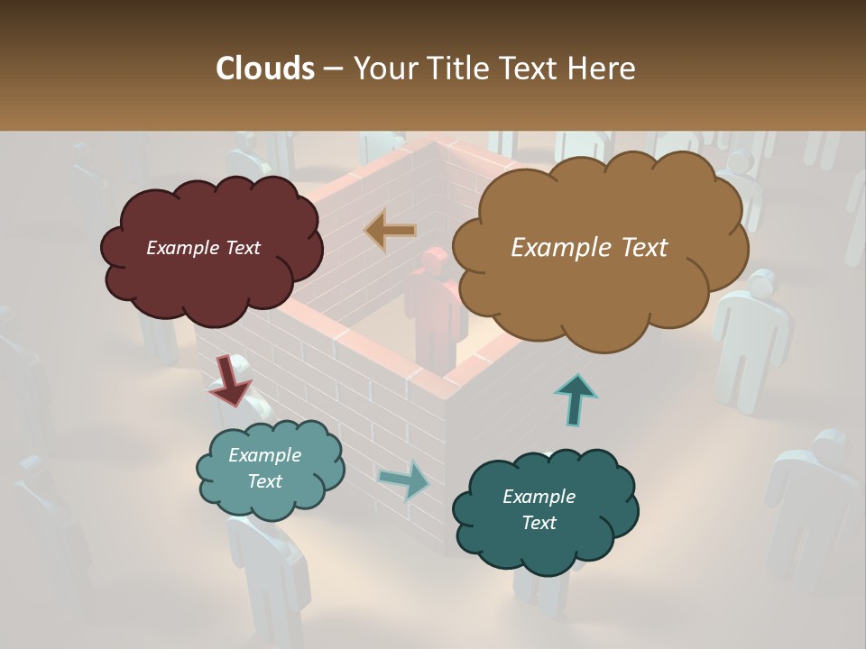 Cityscape Modern Shape PowerPoint Template