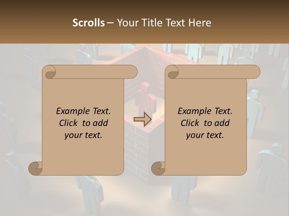 Cityscape Modern Shape PowerPoint Template
