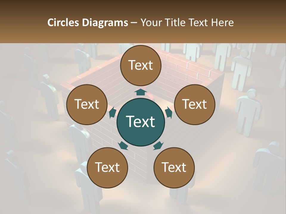 Cityscape Modern Shape PowerPoint Template