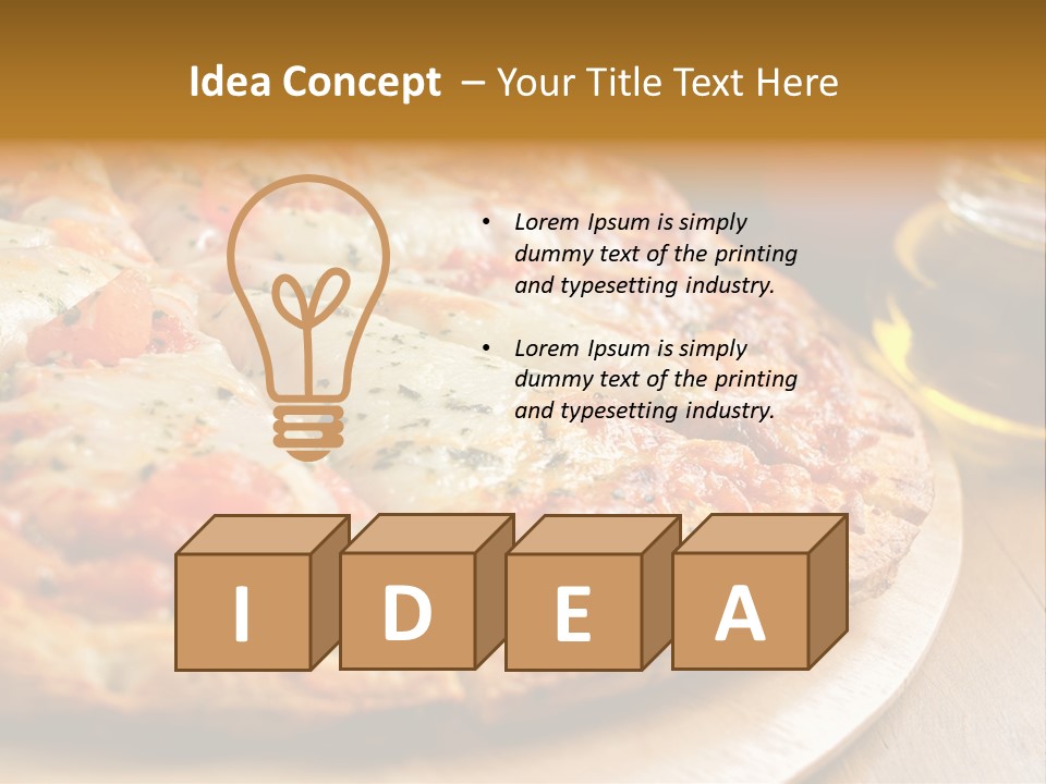 Tall City Shape PowerPoint Template