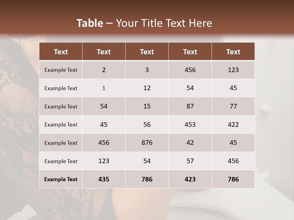 Tall Modern View PowerPoint Template