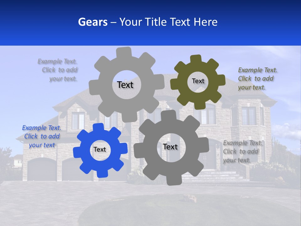 Skyscraper Light Square PowerPoint Template