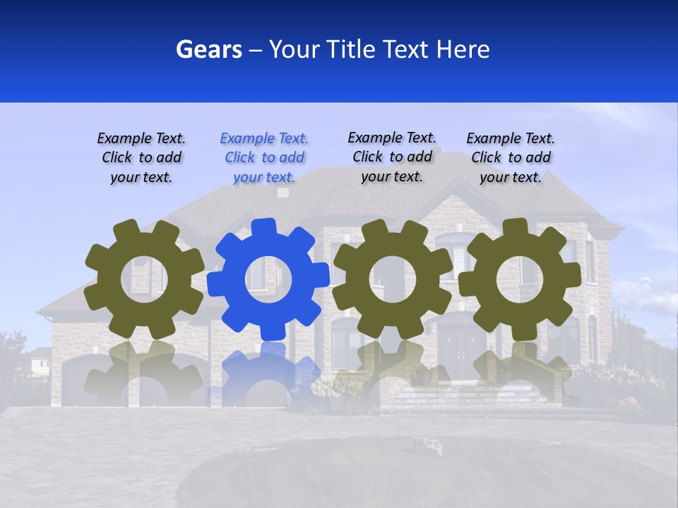 Skyscraper Light Square PowerPoint Template