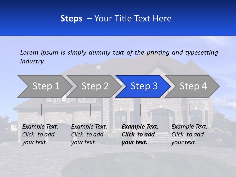 Skyscraper Light Square PowerPoint Template