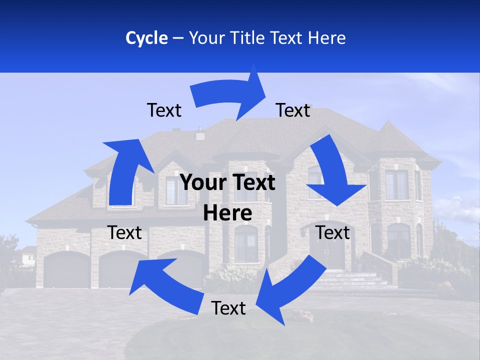 Skyscraper Light Square PowerPoint Template