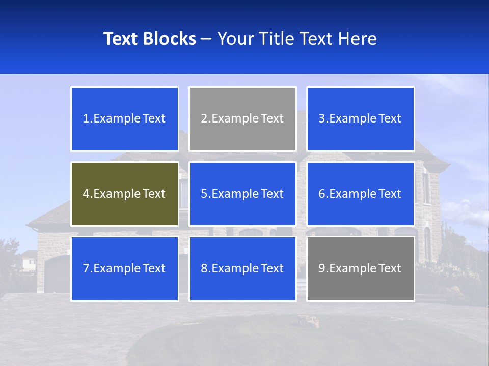 Skyscraper Light Square PowerPoint Template