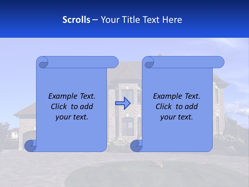Skyscraper Light Square PowerPoint Template