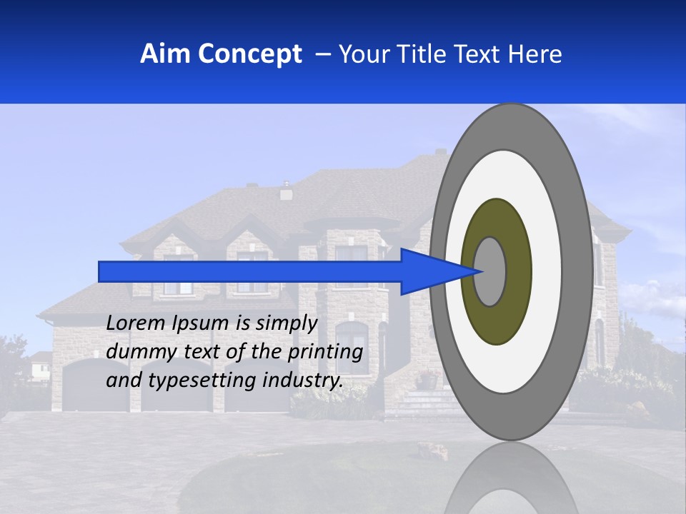 Skyscraper Light Square PowerPoint Template