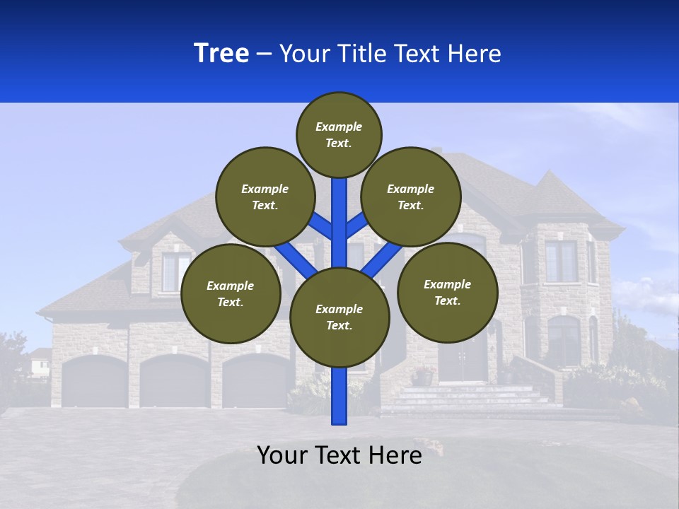 Skyscraper Light Square PowerPoint Template