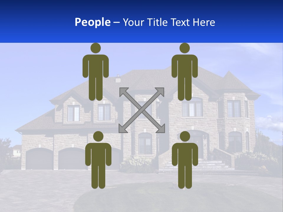 Skyscraper Light Square PowerPoint Template