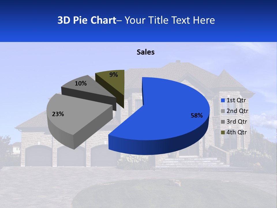 Skyscraper Light Square PowerPoint Template