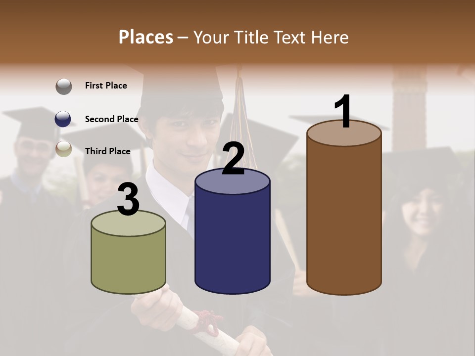 Light Cube Illustration PowerPoint Template