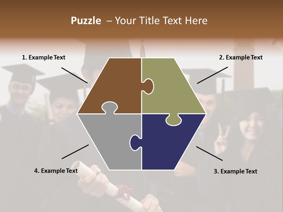 Light Cube Illustration PowerPoint Template