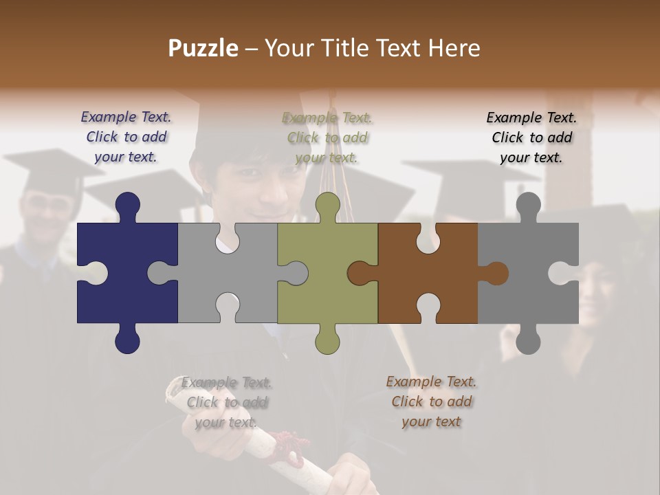 Light Cube Illustration PowerPoint Template