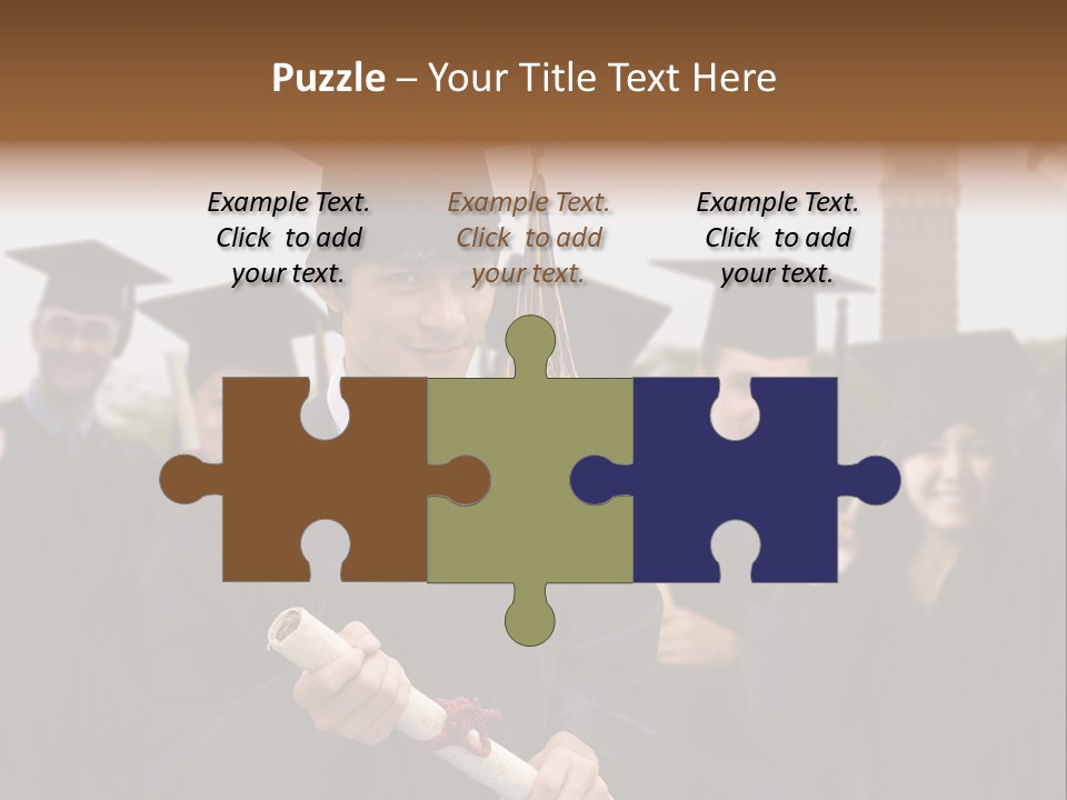 Light Cube Illustration PowerPoint Template