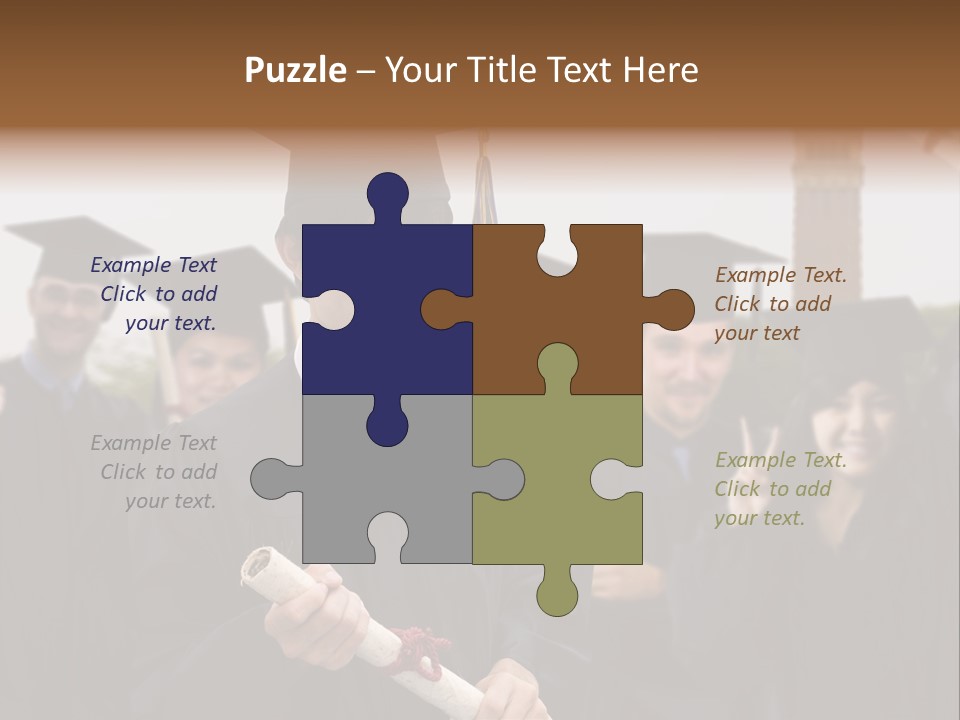 Light Cube Illustration PowerPoint Template