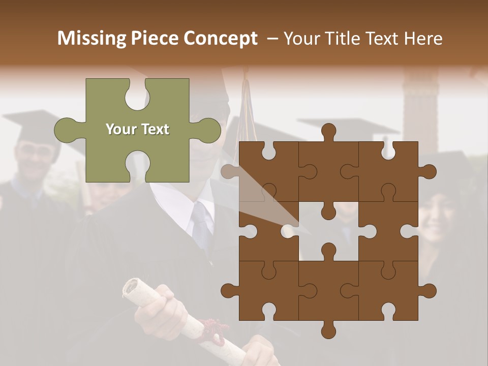 Light Cube Illustration PowerPoint Template