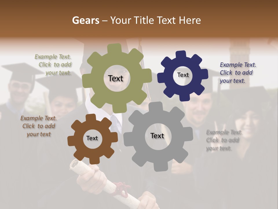 Light Cube Illustration PowerPoint Template