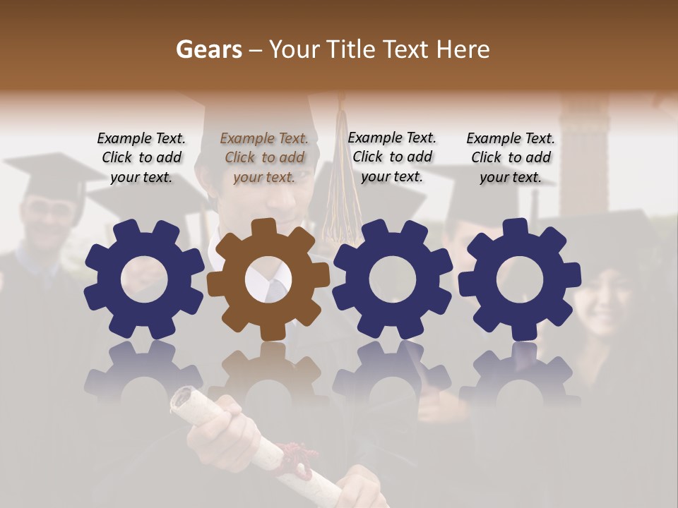 Light Cube Illustration PowerPoint Template