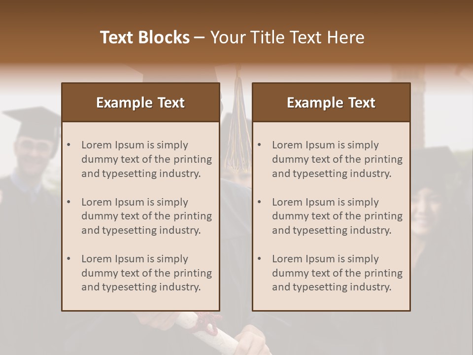 Light Cube Illustration PowerPoint Template