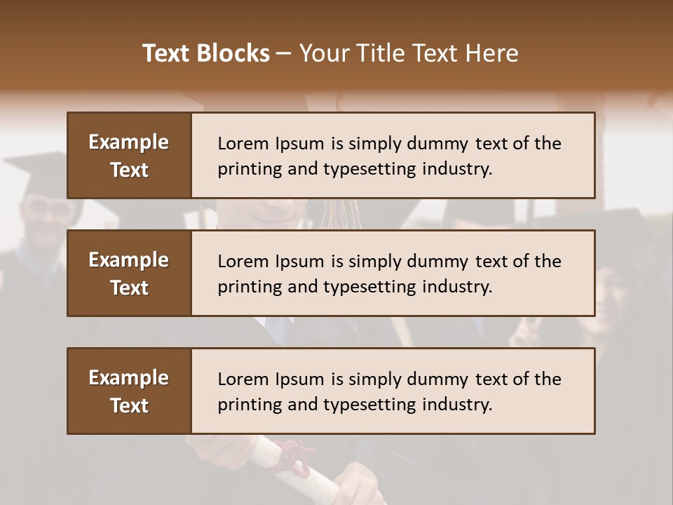 Light Cube Illustration PowerPoint Template