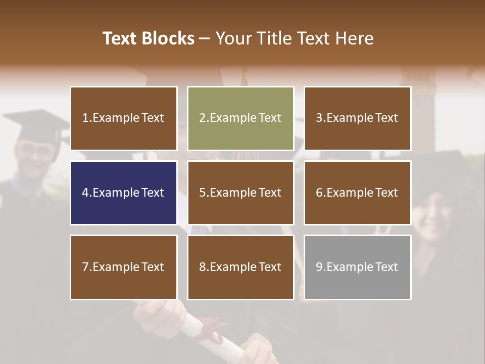 Light Cube Illustration PowerPoint Template