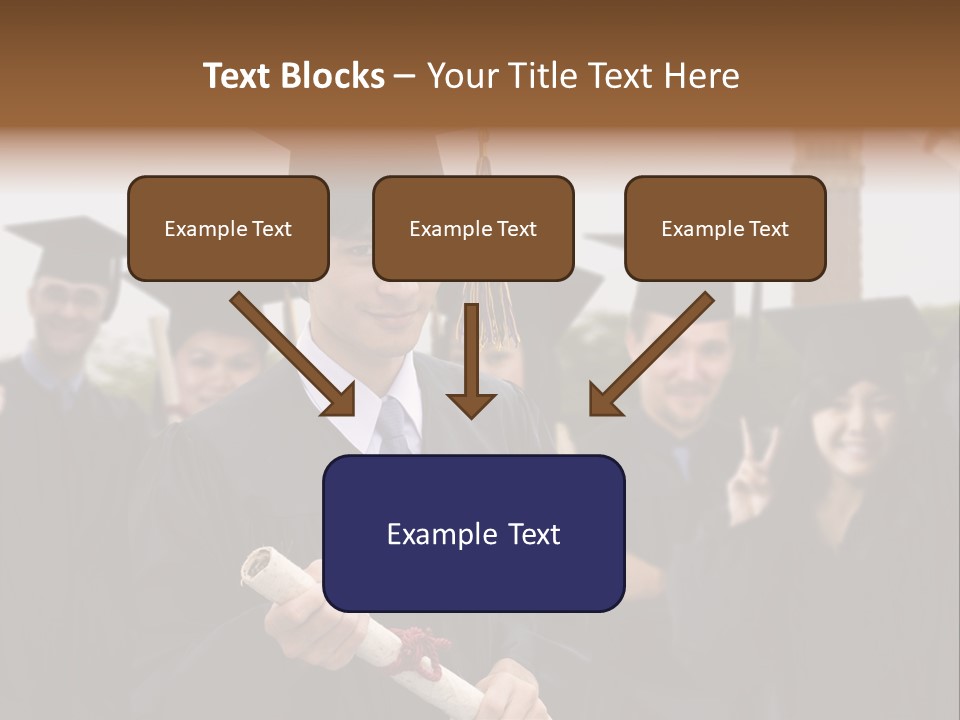 Light Cube Illustration PowerPoint Template