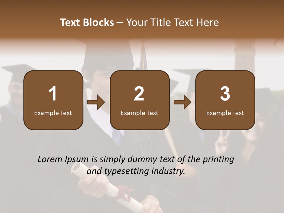 Light Cube Illustration PowerPoint Template