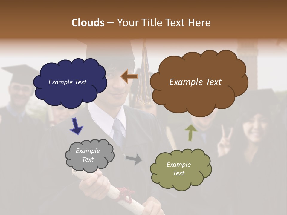 Light Cube Illustration PowerPoint Template