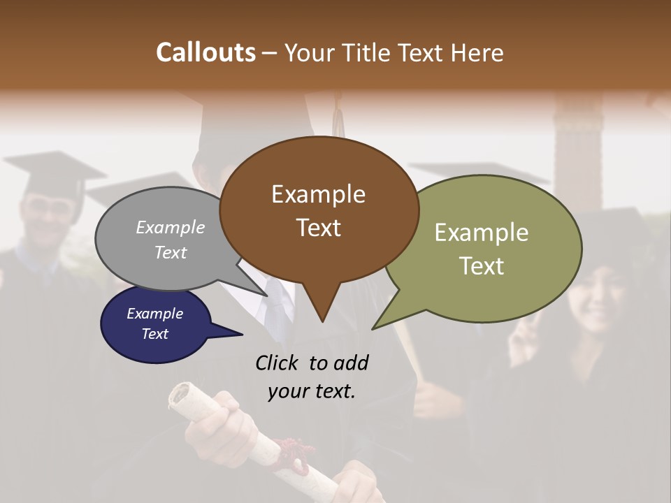 Light Cube Illustration PowerPoint Template