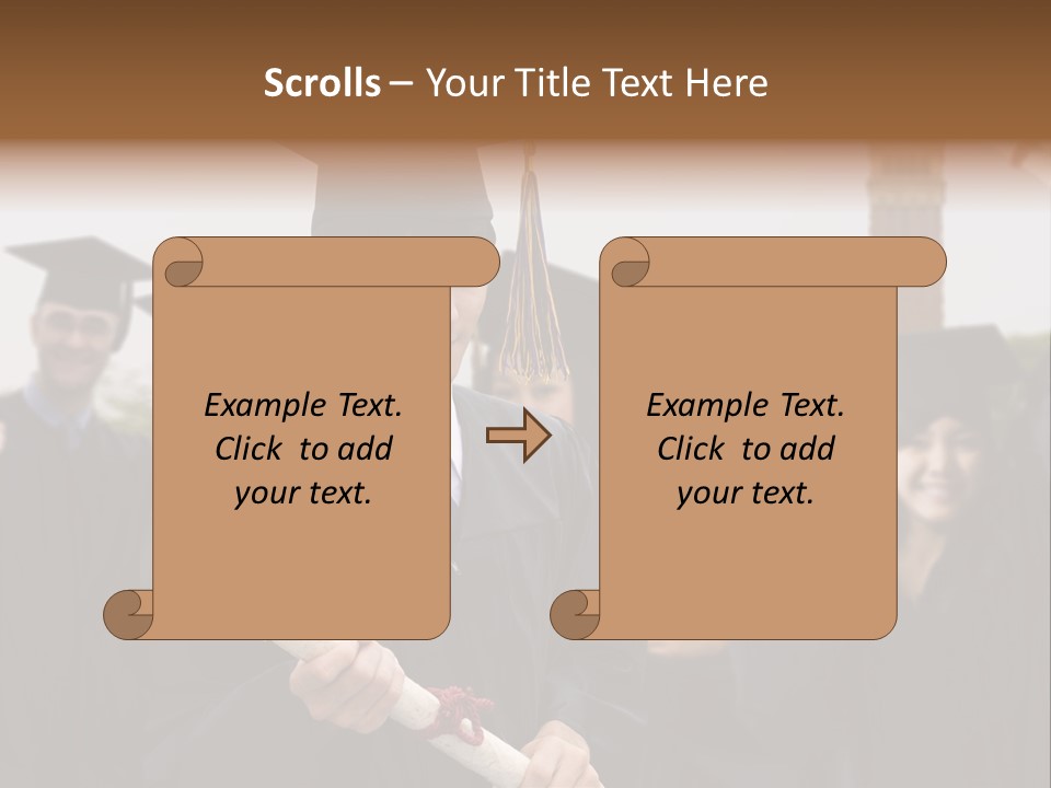 Light Cube Illustration PowerPoint Template