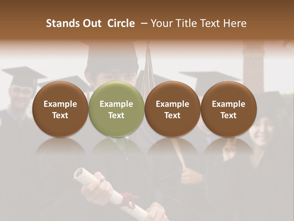 Light Cube Illustration PowerPoint Template