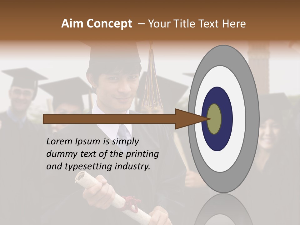 Light Cube Illustration PowerPoint Template