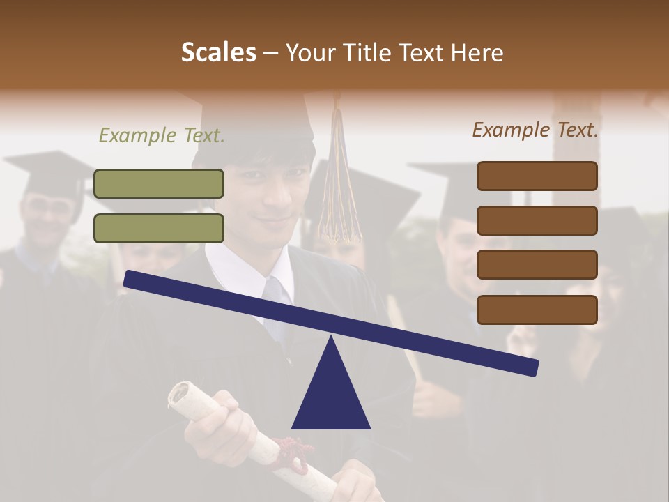 Light Cube Illustration PowerPoint Template