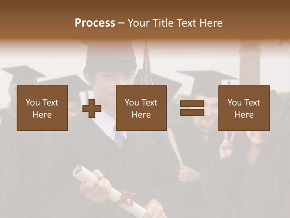 Light Cube Illustration PowerPoint Template