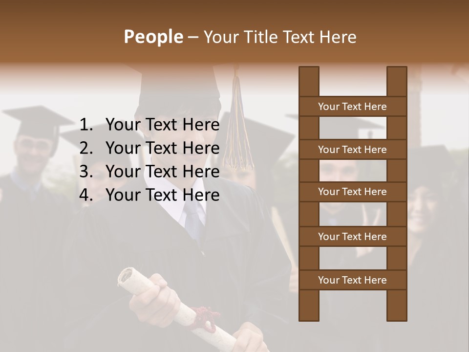 Light Cube Illustration PowerPoint Template