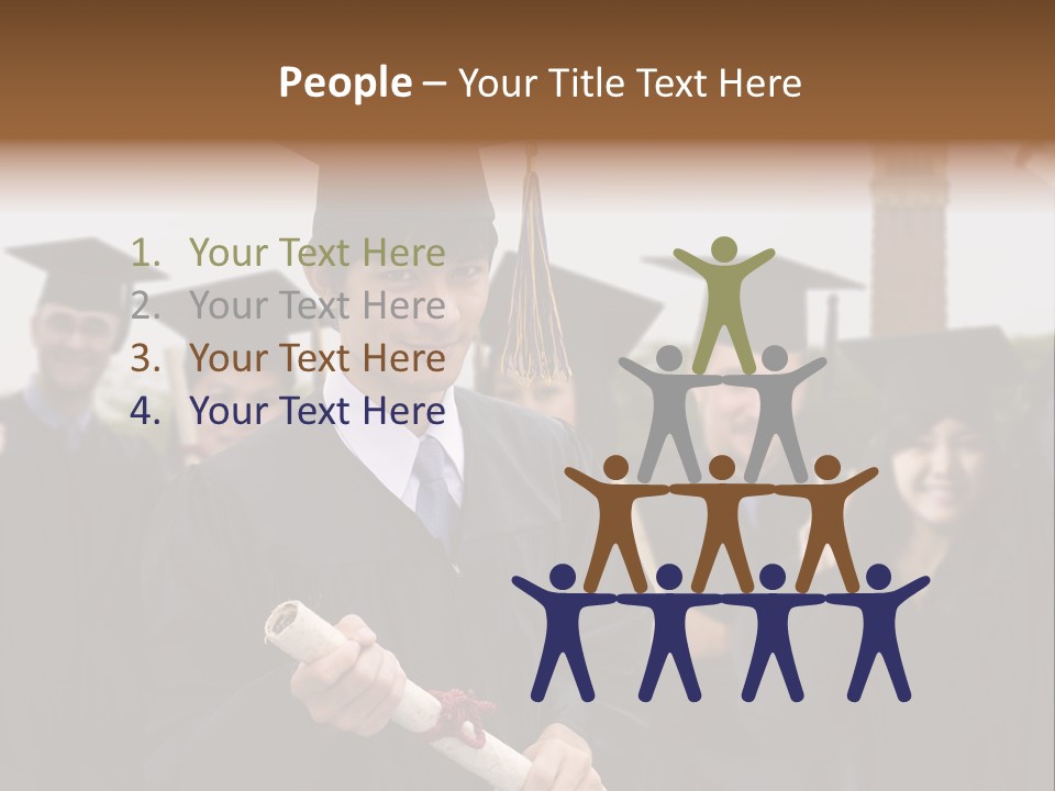 Light Cube Illustration PowerPoint Template