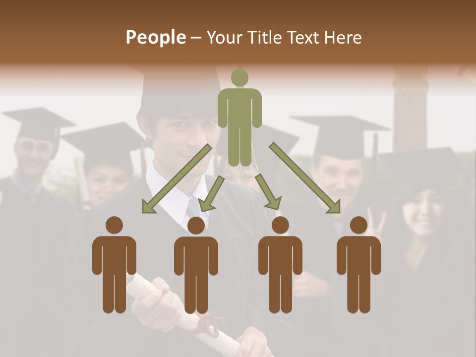 Light Cube Illustration PowerPoint Template