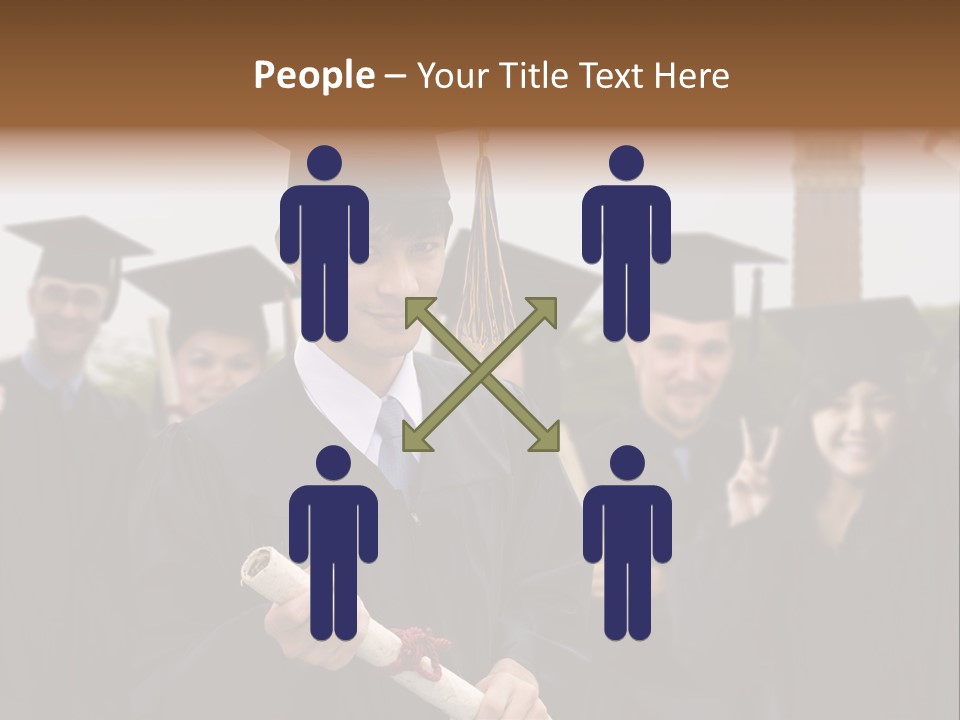 Light Cube Illustration PowerPoint Template