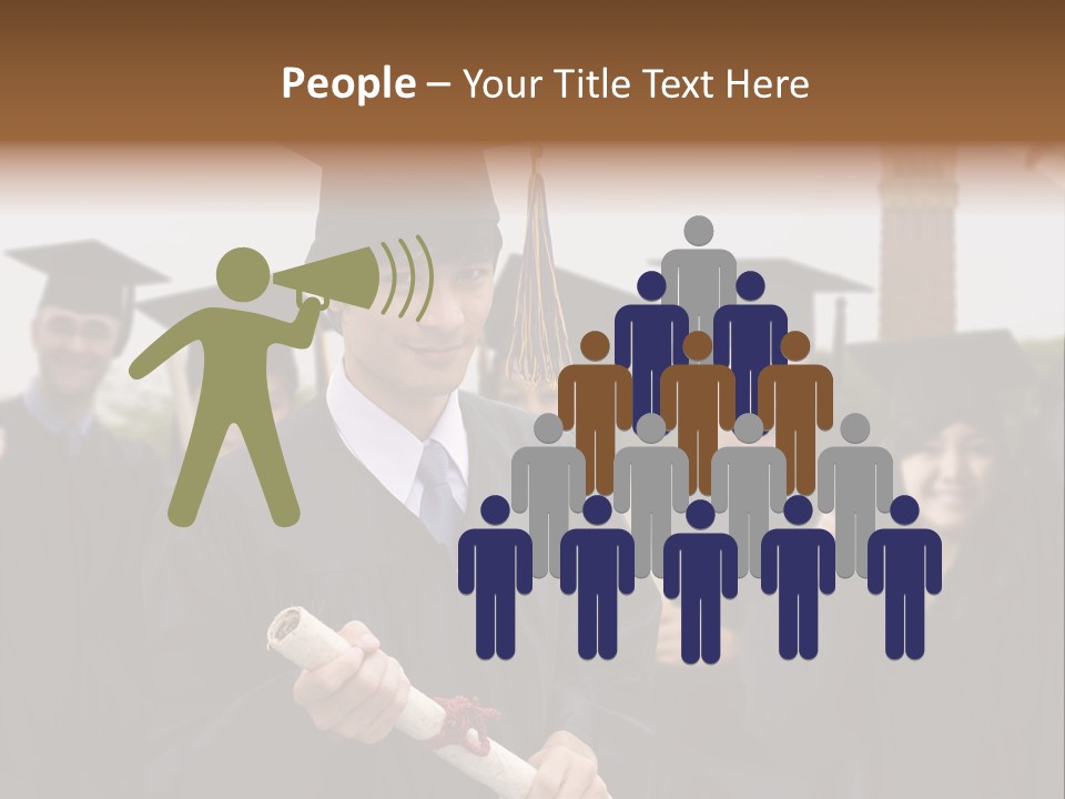 Light Cube Illustration PowerPoint Template