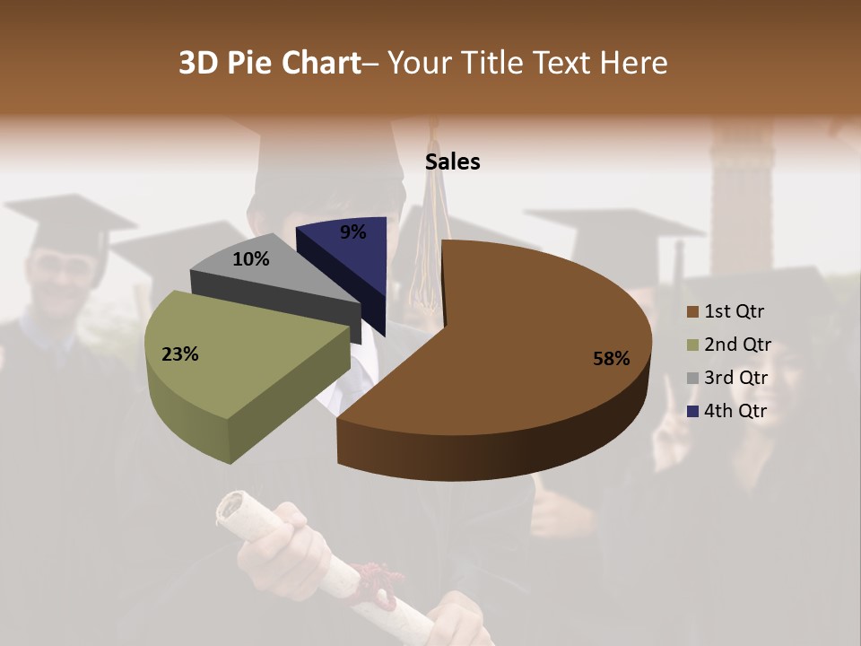 Light Cube Illustration PowerPoint Template