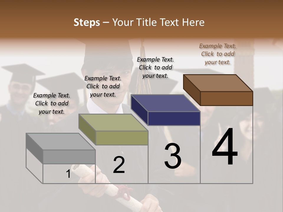 Light Cube Illustration PowerPoint Template