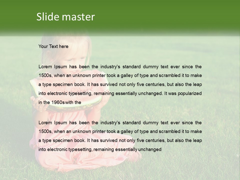 Illustration Town Concept PowerPoint Template