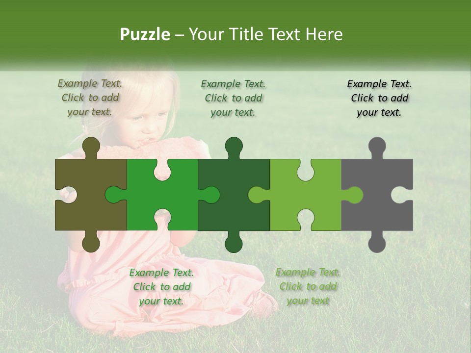 Illustration Town Concept PowerPoint Template