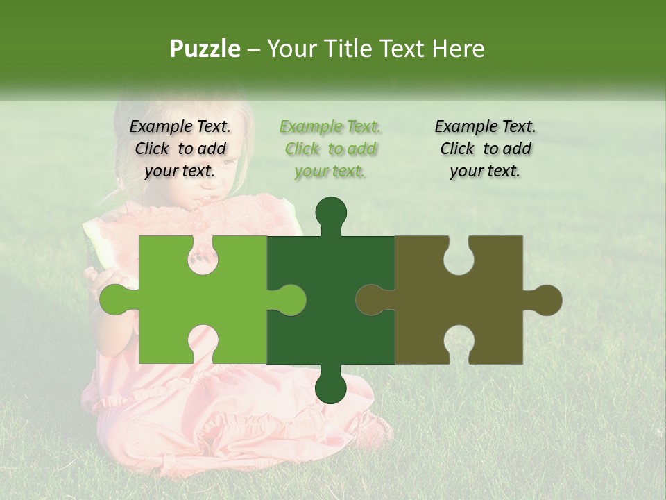 Illustration Town Concept PowerPoint Template