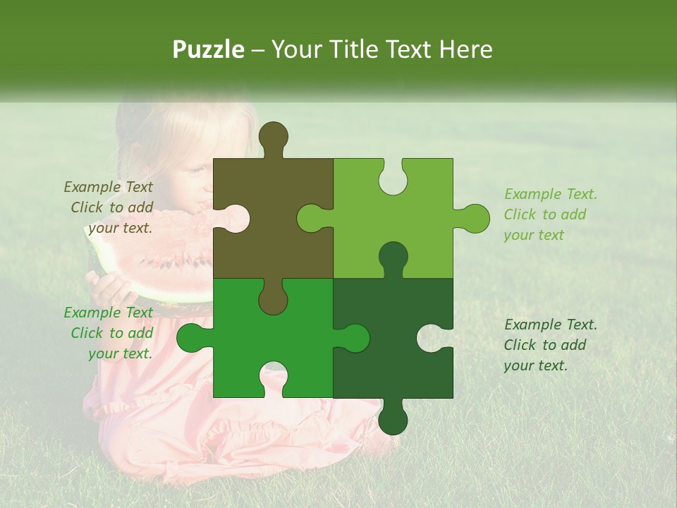 Illustration Town Concept PowerPoint Template