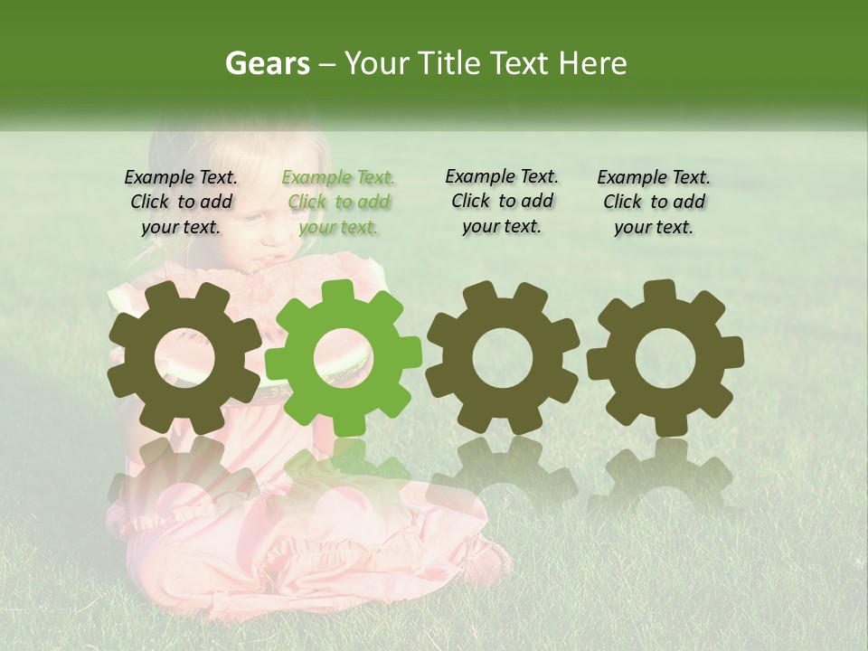 Illustration Town Concept PowerPoint Template