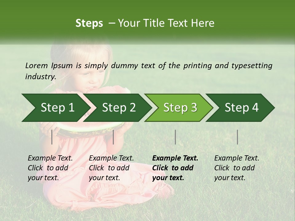 Illustration Town Concept PowerPoint Template